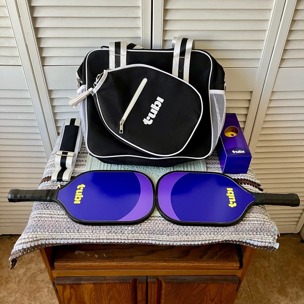 Pickleball Set 2 Paddles Balls Fresh Pickle Bag Complete Starter Kit Tubi Promo